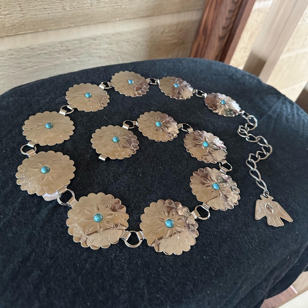 Silver Concho Belt